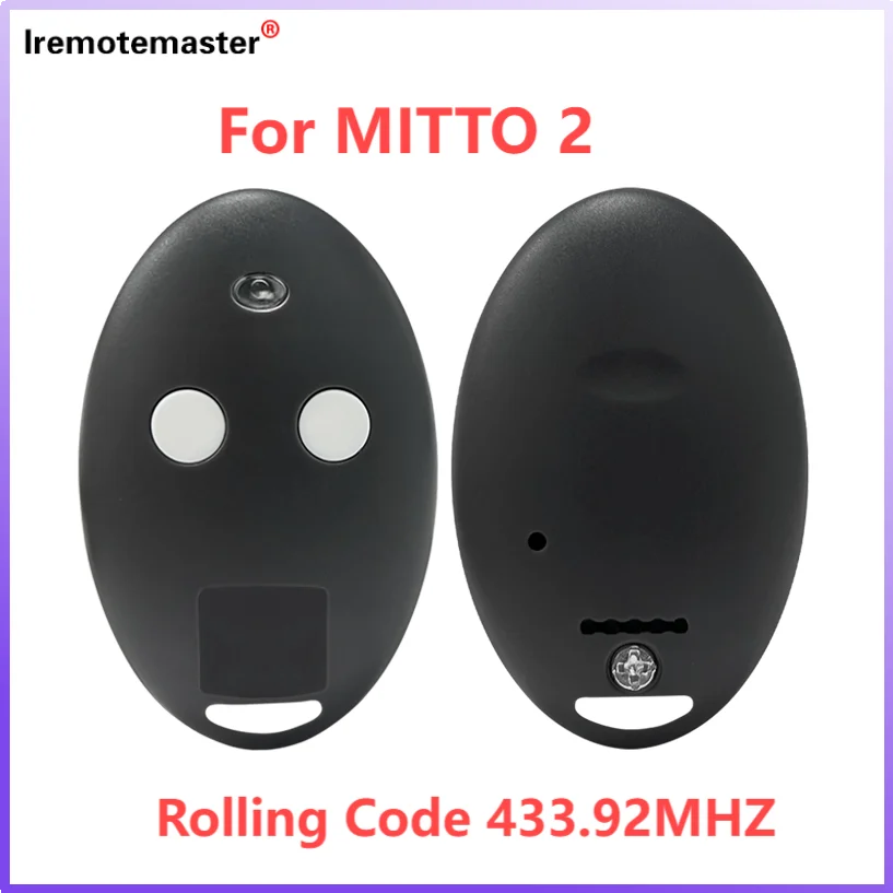 Garage Door Remote Control 433.92MHz for MITTO 2 4 2A 4A 2M 4M B RCB02 RCB04 KLEIO B RCA 02 04 TRC TRC2 TRC3 Gate Remote Control