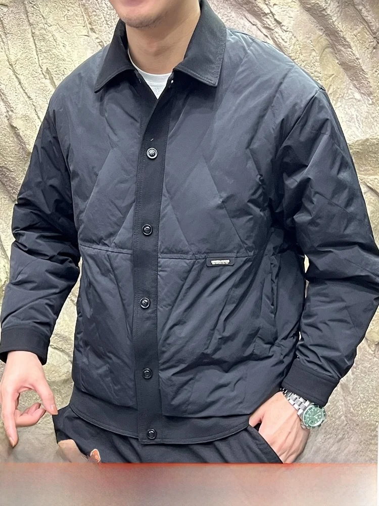 

Faionable irt-Sle down Jaet Men's Warmth Guaranteed Line Waterproof Windproof Tech Autumn Winter Collection