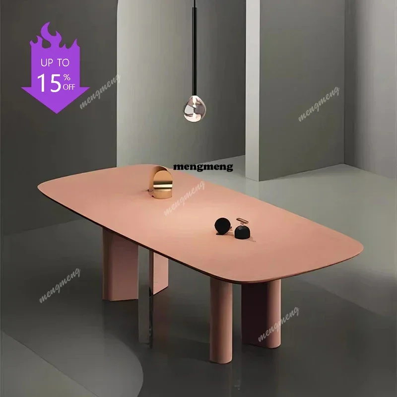 

Nordic Style Solid Wood Dining Table Minimalist Design Restaurant Dining Table Originality Home Furniture Table A Manger