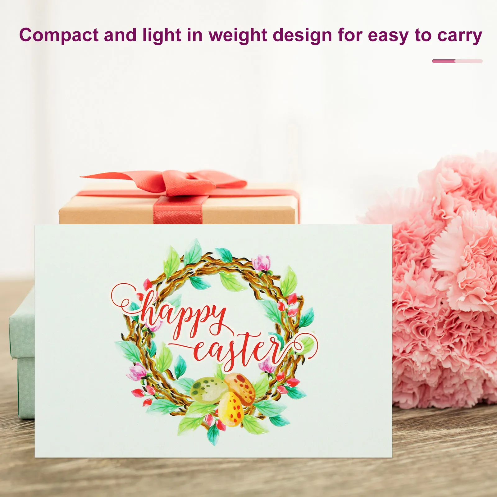 

2 Sets Easter Blessing Cards Premium Quality Thick Paper Easter Greeting Cards for Party Celebration Holiday Wishes