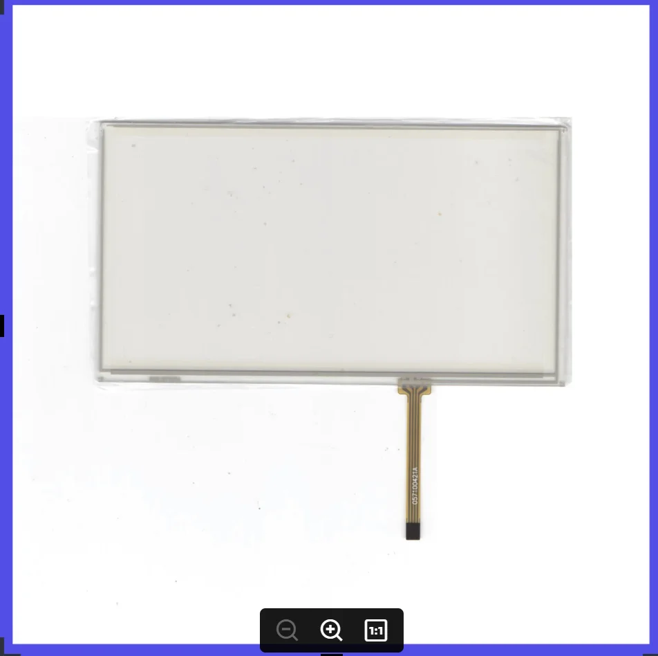 for  Clarion NX711 from  Touch Screen glass  7inch 4 lins touchsensor  touchglass digitizer GLASS