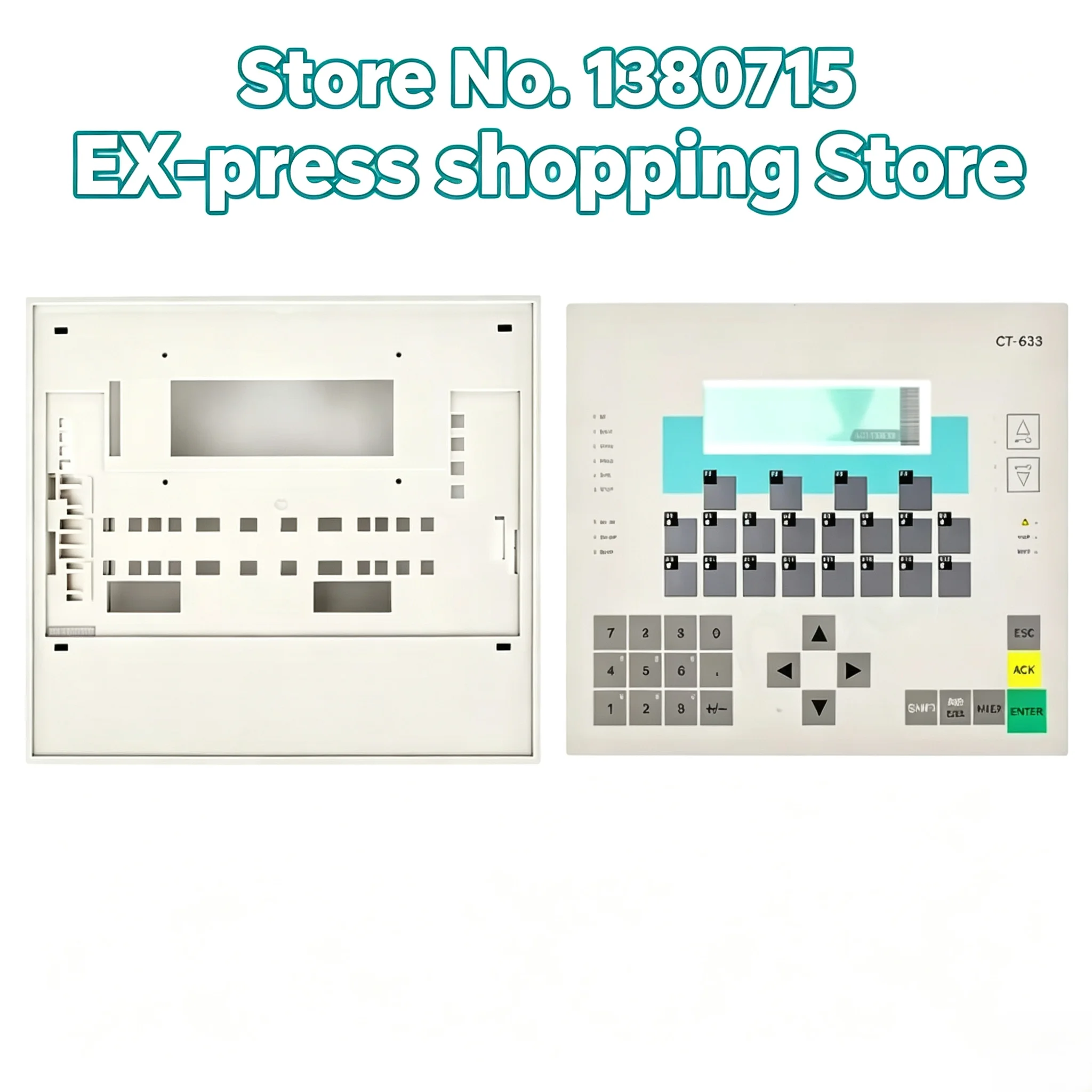 Front Plastic Housing Shell Replacement For 6ES7633‑2BF02‑0AE3 6ES7633‑2BF01‑0AE3 C7‑633 Control Panel
