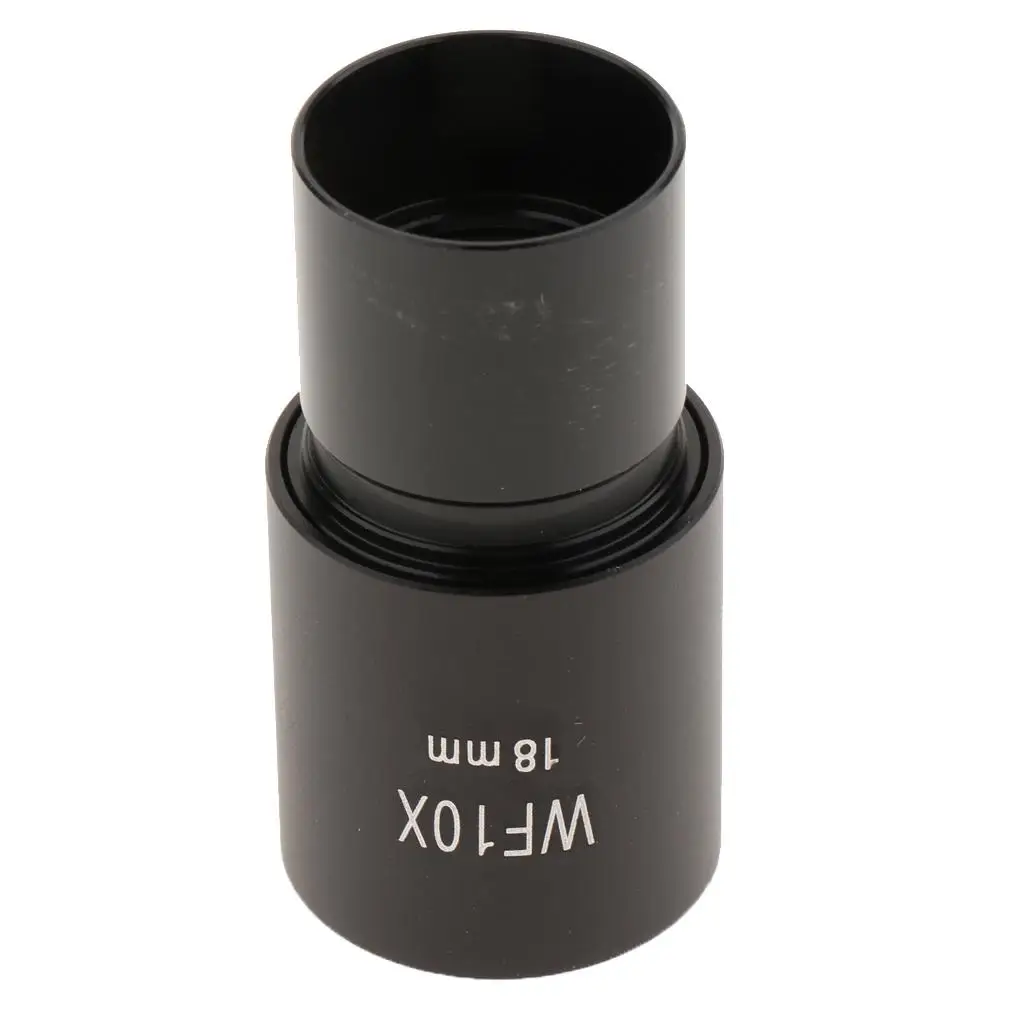 1PC WF10X Widefield Eyepiece for Compound Biological Microscope 23.2mm Black