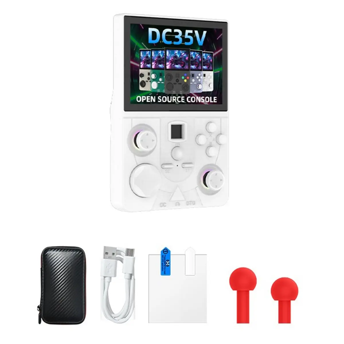 DC35V Retro Handheld Game Console 3.5" IPS, 30+ Emulators — view 2