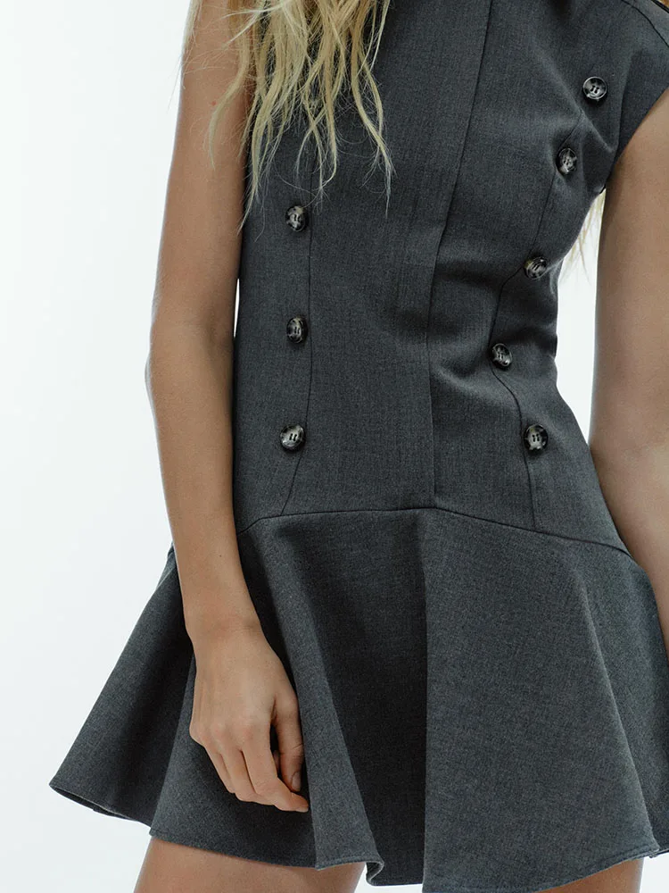 Faionable ort Dr المرأة وصول جديد شتاء 2025 مبطن اللف الطبقات الديكور Ele Aosphere الصينية Sle