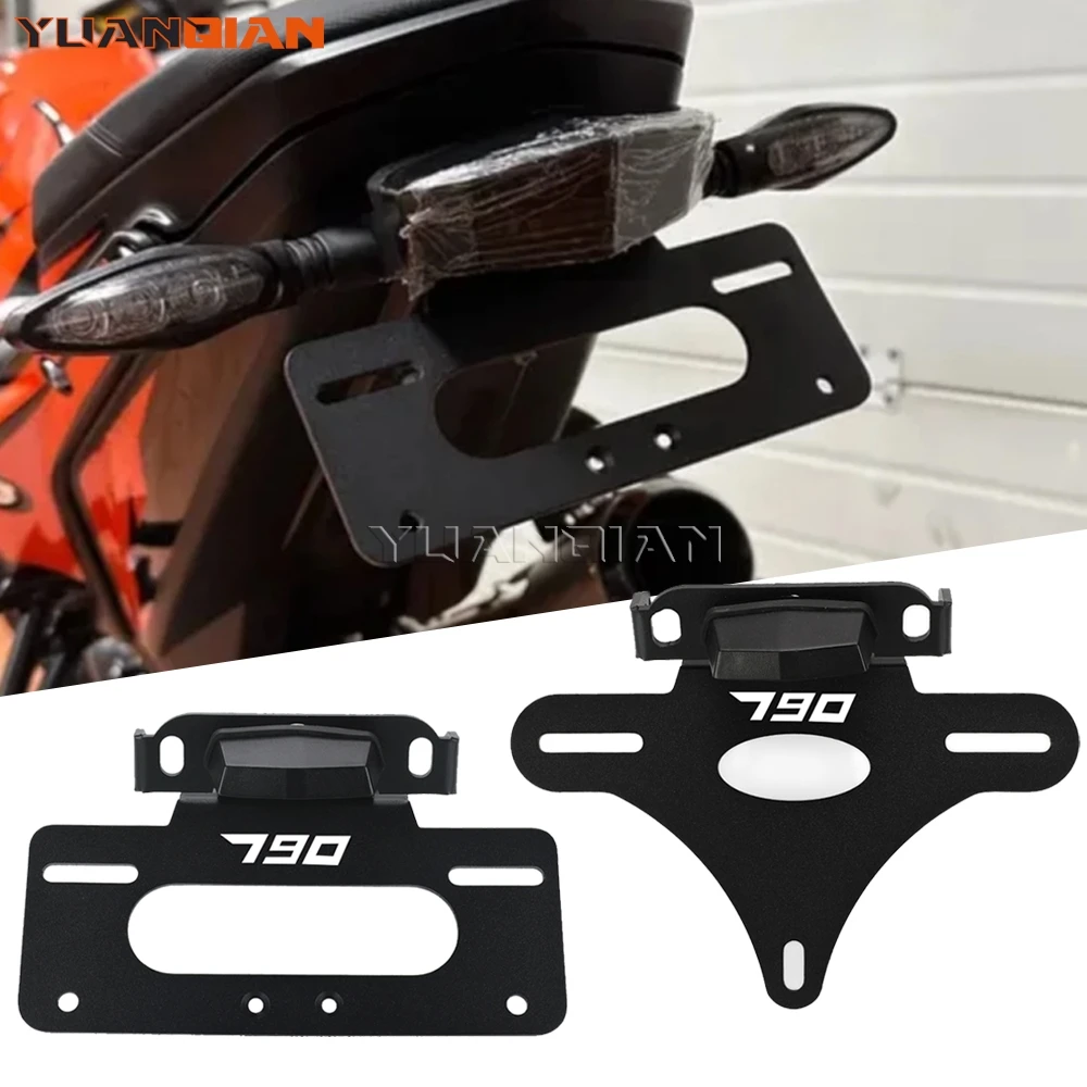 

Motorcycle License Plate Holder Bracket For 790Duke 890Duke 790 890 DUKE R / GP 2018-2024 Rear Tail Tidy Fender Eliminator Kit