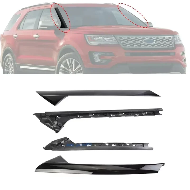 For Ford Explorer 2011-2019 Windshield A Pillar Molding Trim Exterior Trim Panels 926-450 926-451 BB5Z7803137AA BB5Z7803137BA