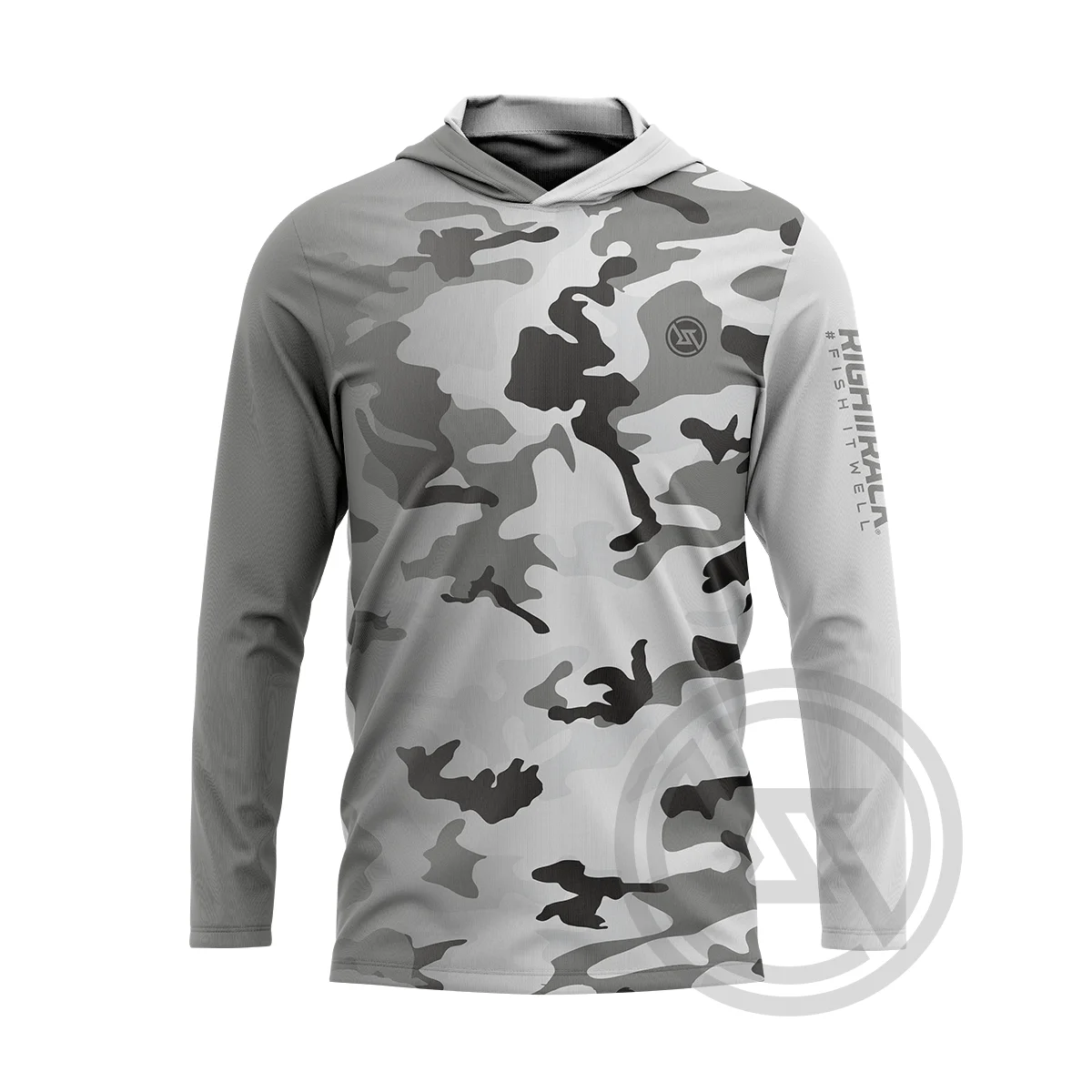 HotSale RIGHTTRACK Mens Hoodies Fishing Clothing UPF50+ UV Camouflage Hunting Climbing Camping Hiking Breathable Outdoor Apparel