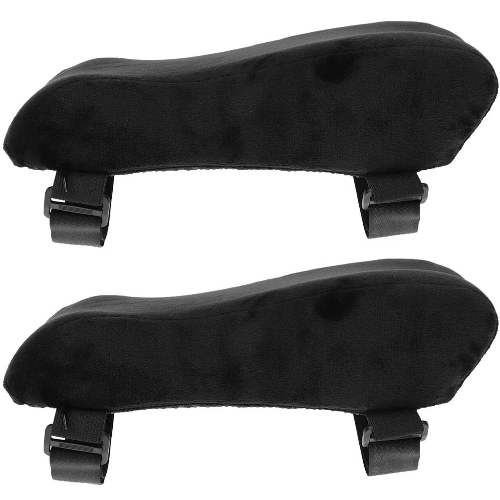 

2pcs Armrest Curve Design Soft Office Chair Arm Rest For Desk Elbow Pads For Home Office Gaming Chair Arm Support