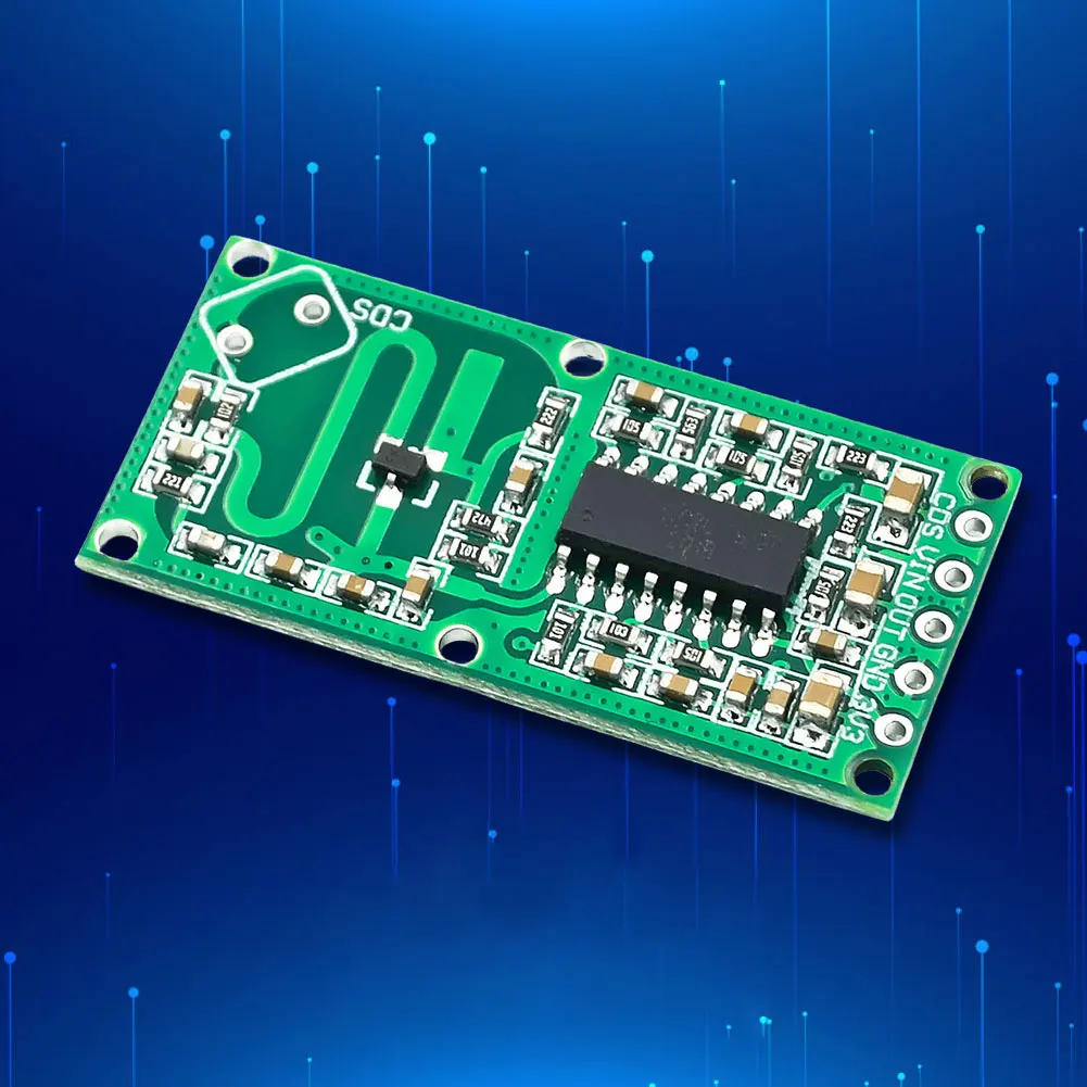 

RCWL-0516 Human Body Induction Intelligent Module Output 3.3V Microwave Radar Motion Sensor Module 5-8M Distance for Arduino DIY