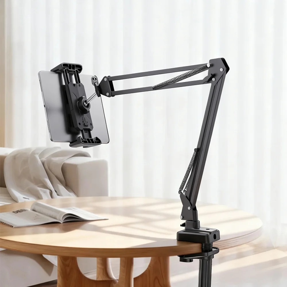 

Регулируемая подставка для планшета, настольное крепление для кровати, многоугольный держатель для телефона для iPad Pro 12.9, Air, Mini, Samsung Tab, для дома, офиса, чтения