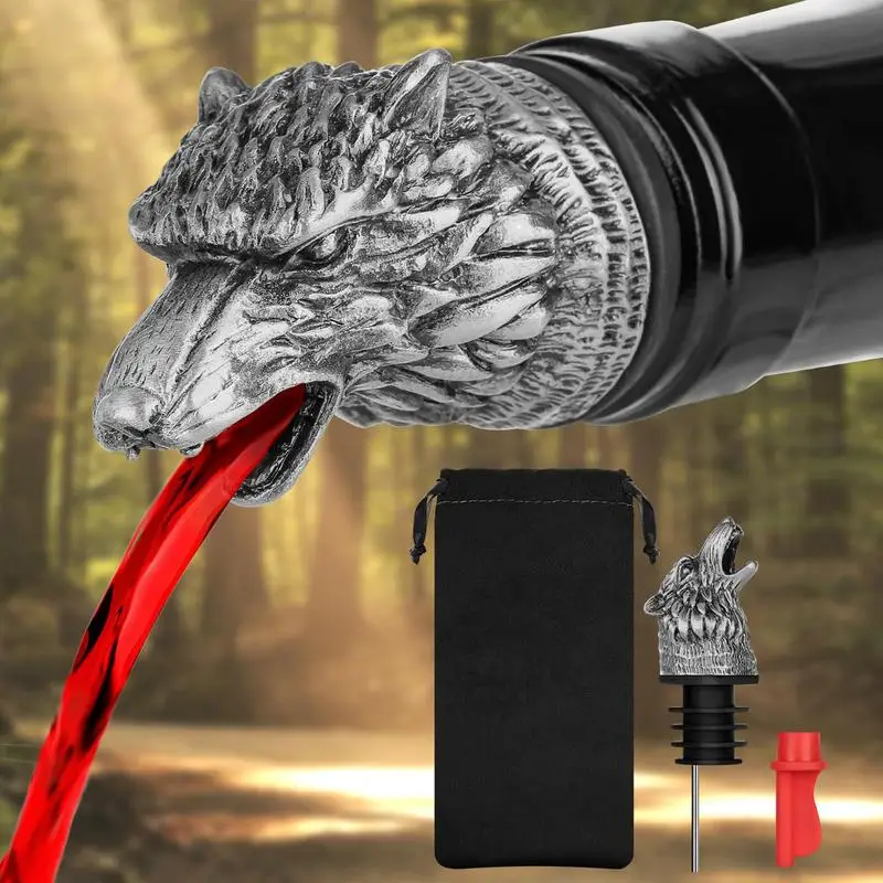 Wine Aerator Pourer Spout Animal Liquor Pourer Wine Pourer Spout Safe Liquors Spouts Wine Diffuser Aerator For Home Use Men