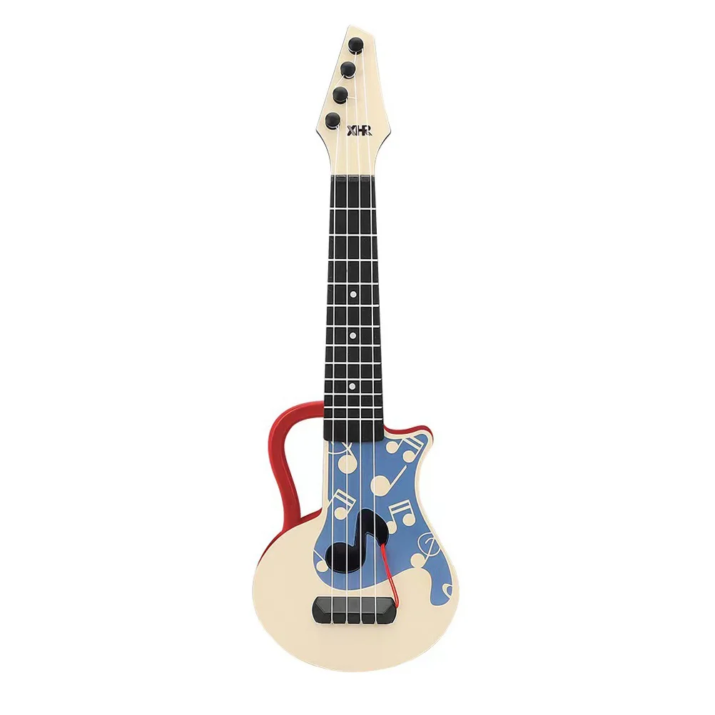 

Birthday Present Children's Guitar Toddler Ukulele Musical Instrument Plastic Mini Instruments Articifical Kid