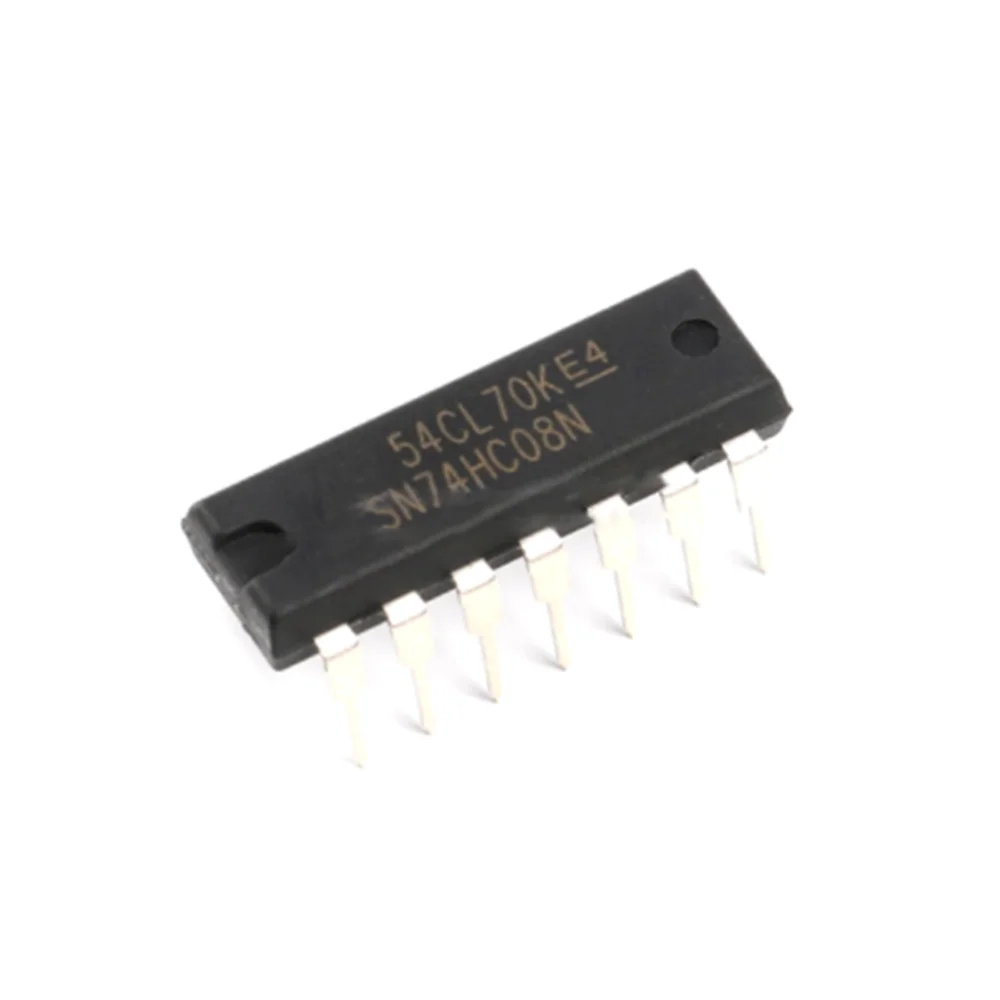 10PCS SN74HC08N DIP14 SN74HC08 DIP 74HC08N 74HC08 DIP-14 New IC In Stock