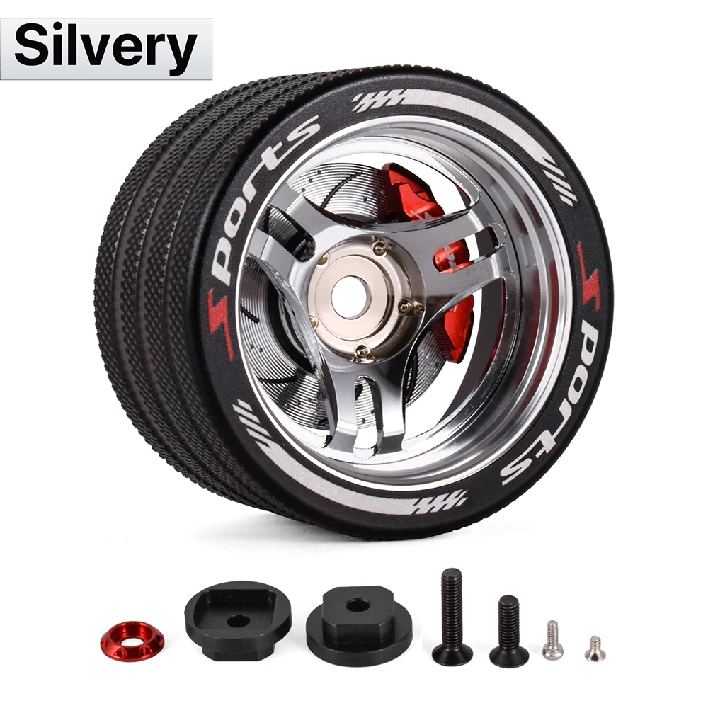 9IMOD Remote Control Metal Handwheel Aluminum RC Hand Wheel For FLYSKY/FUTABA/SANWA/WFLY Series Steering Wheel