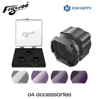 Flywoo O4 Accessories Wide-Angle Lens 155°​​ For O4 Air Unit ND4 ND8 ND16 for Drone Camera O4 Camera Shell Set