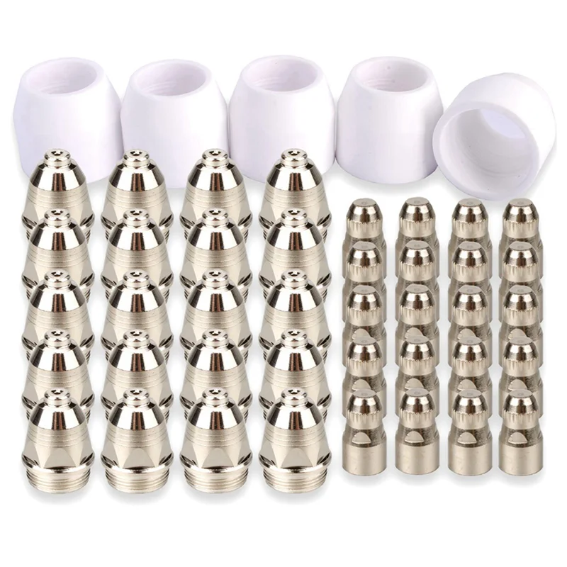 

GTBL 90Pcs P80 Plasma Electrode Tip Nozzle Plasma Cutting Electrode Nozzle Plasma Consumable Fit P-80 Plasma Torch