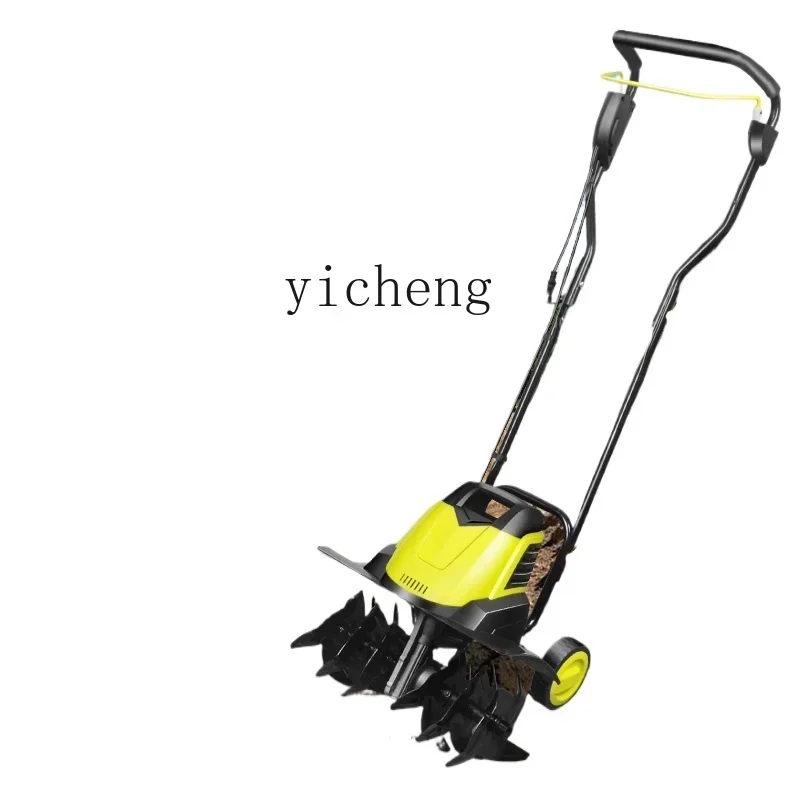 micro tiller electric small ground tiller multi-functional rotary tiller