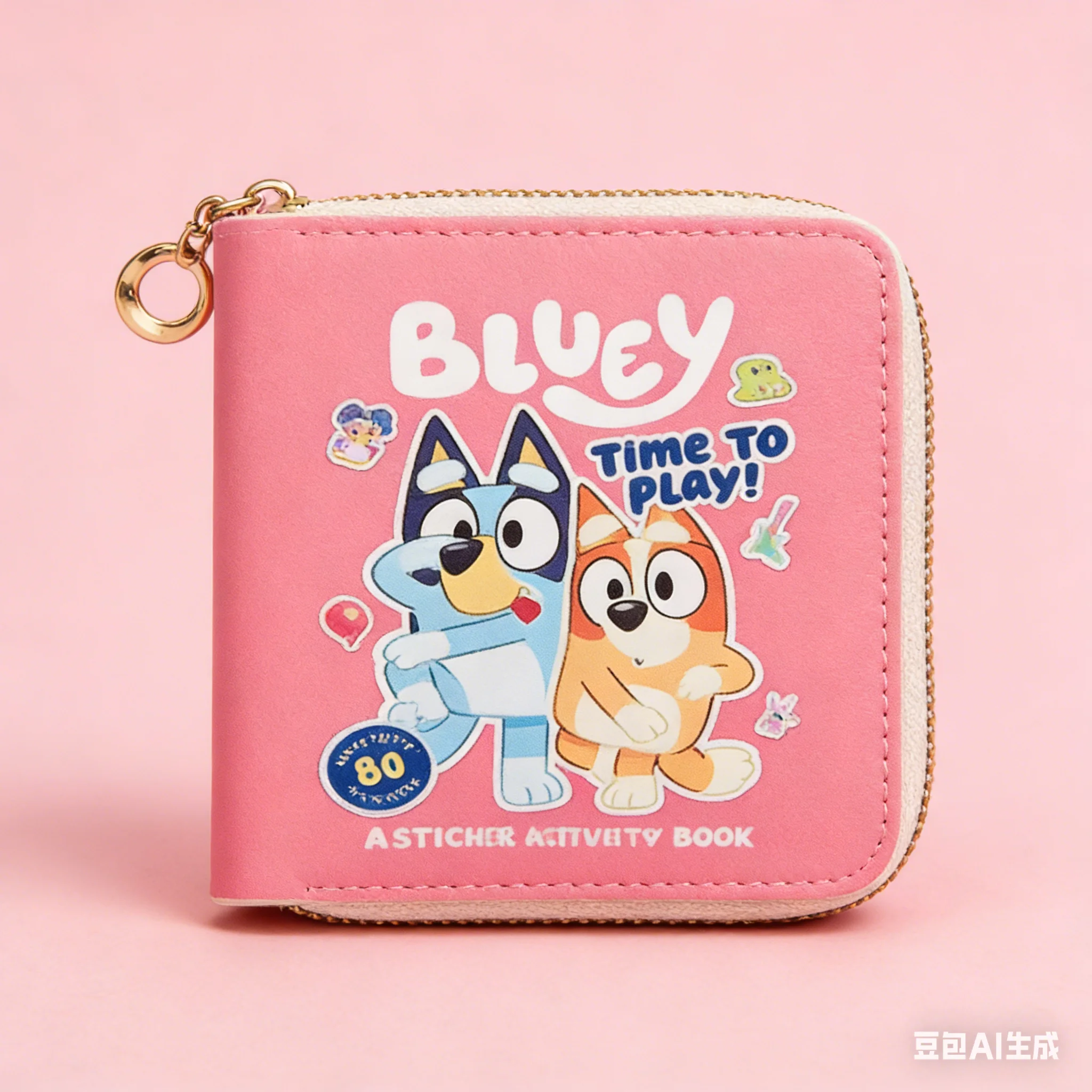 

Blueys Bingo Anime Creativity Wallet Coin Purse PU Leather Material Cartoon Key Bag Card Bag Children's Gift