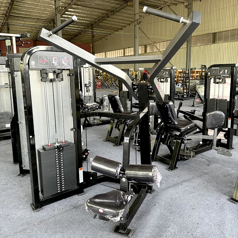 

Bodybuilding Machine Commercial Strength Gym Equipment Fitness Training Pin Loaded Selectorized Seated Lat Pulldown Machine