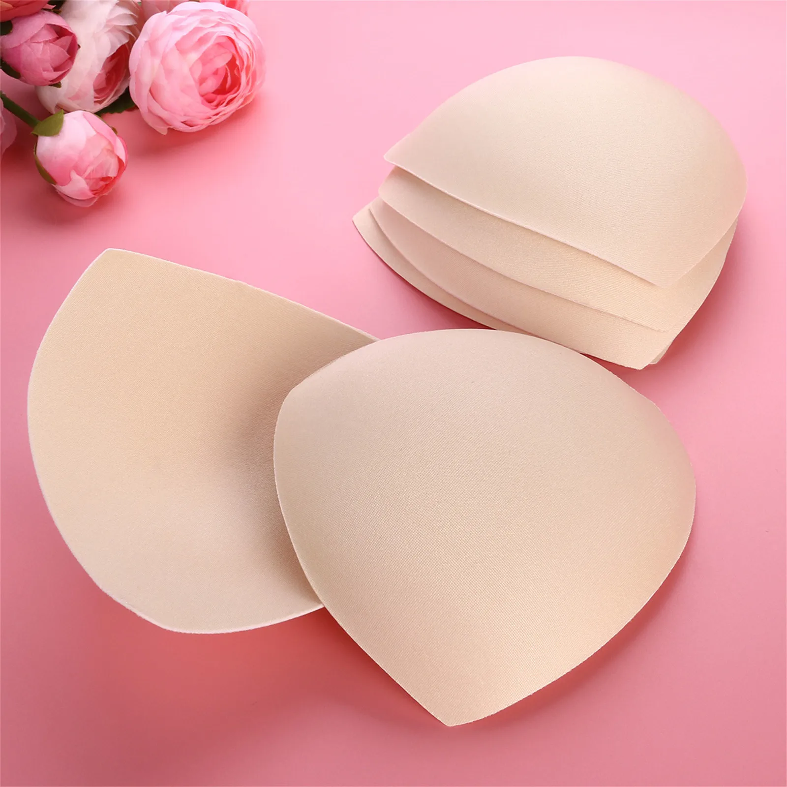 3pair Womens Removable Smart Cups Bra Inserts Pads For Swimwear Sports