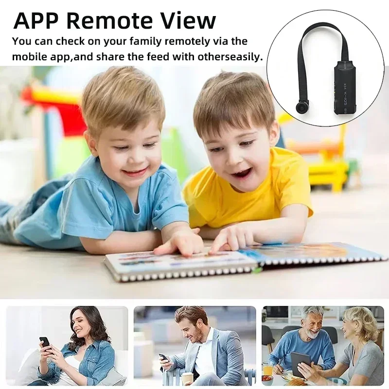 4K HD Mini WiFi Camera - Remote Viewing Motion Detection DIY Home Nanny Style Surveillance Cam image 6
