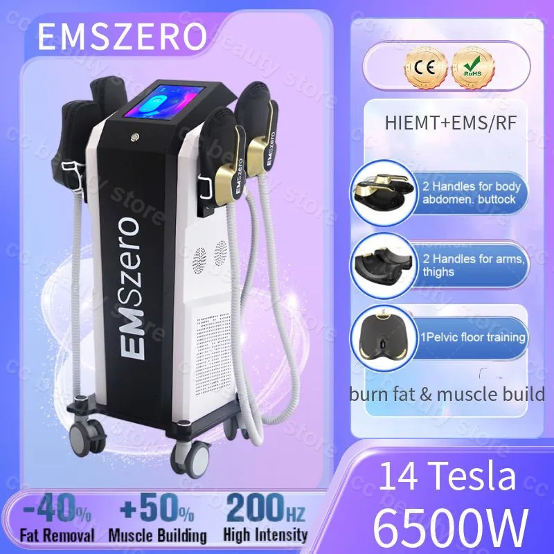 EMSzero 200hz 6500W Neo Body Slimming Machine Fat Removal Contouring Muscle Stimulation Ems Body Sculpt Machine