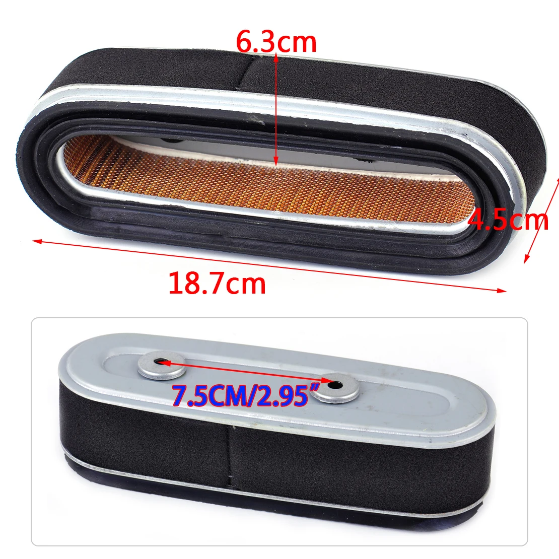 Imagem -02 - Letaosk Novo Filtro de ar Apto para Honda Gxv160 Hrc216k1ha Hrc216k Cortador de Grama 17211ze7w03acessórios