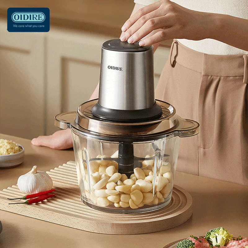 2Speeds 600W Electric Chopper Meat Grinder 26000r/min Speed Mincer Food Vegetable Food Chopper Meat Slicer Machine