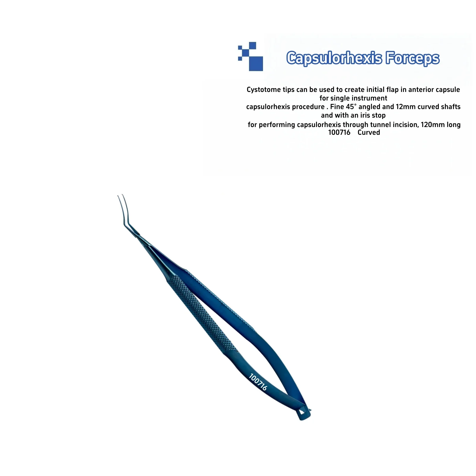 Capsulorhexis Forceps Ophthalmic instrument tweezers multi-functional uses Capsulorhexis Forceps