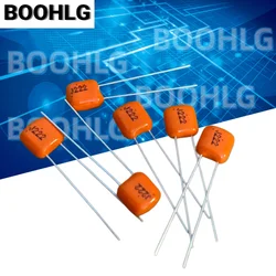 10PCS 2200PF 100V Audio Film Capacitor 100V 222 2200PF APS Orange