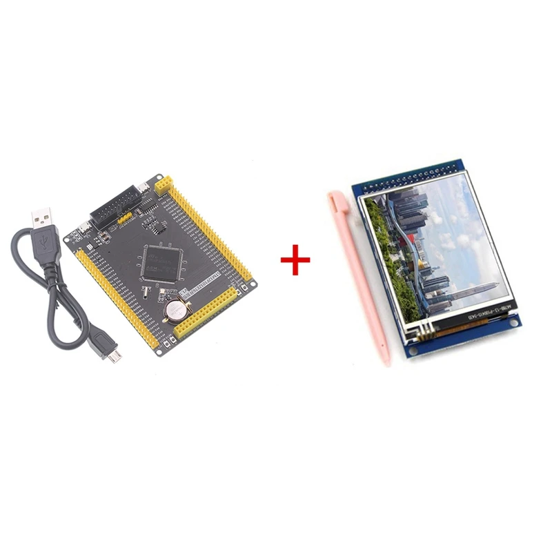 Kits de acessórios de placa de desenvolvimento de aprendizagem stm32f103zet6 + módulo lcd tft de 2.8 cabeças + kit de caneta de toque stm32 braço embutido scm