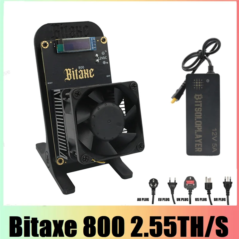 Ingenious-Bitaxe GT800 Bitaxe 800 BTC Solo Miner 2.55TH/S Hashrate Hashter 2X BM1370 ASIC Chips مفتوح المصدر جهاز تعدين صامت