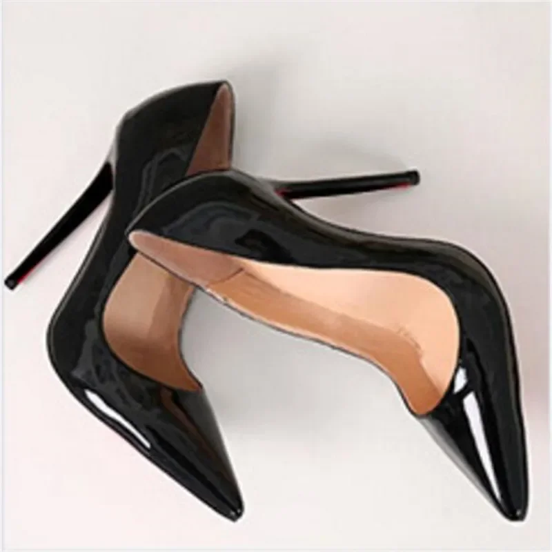 

Fashion High Heels 35-44 Plus Size Women Shoes 11.5cm Thin Stiletto Banquet Wedding Shoes Sexy Pointed Toe Ladies Party Shoes