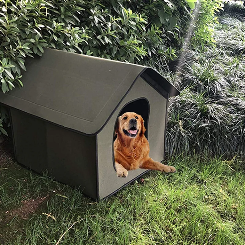 

Foldable Dog House Houses Bed Removable Cage Outdoor Waterproof Enclosed Warm Dog Cat Kennel House for Dogs Cats Pet Supplies