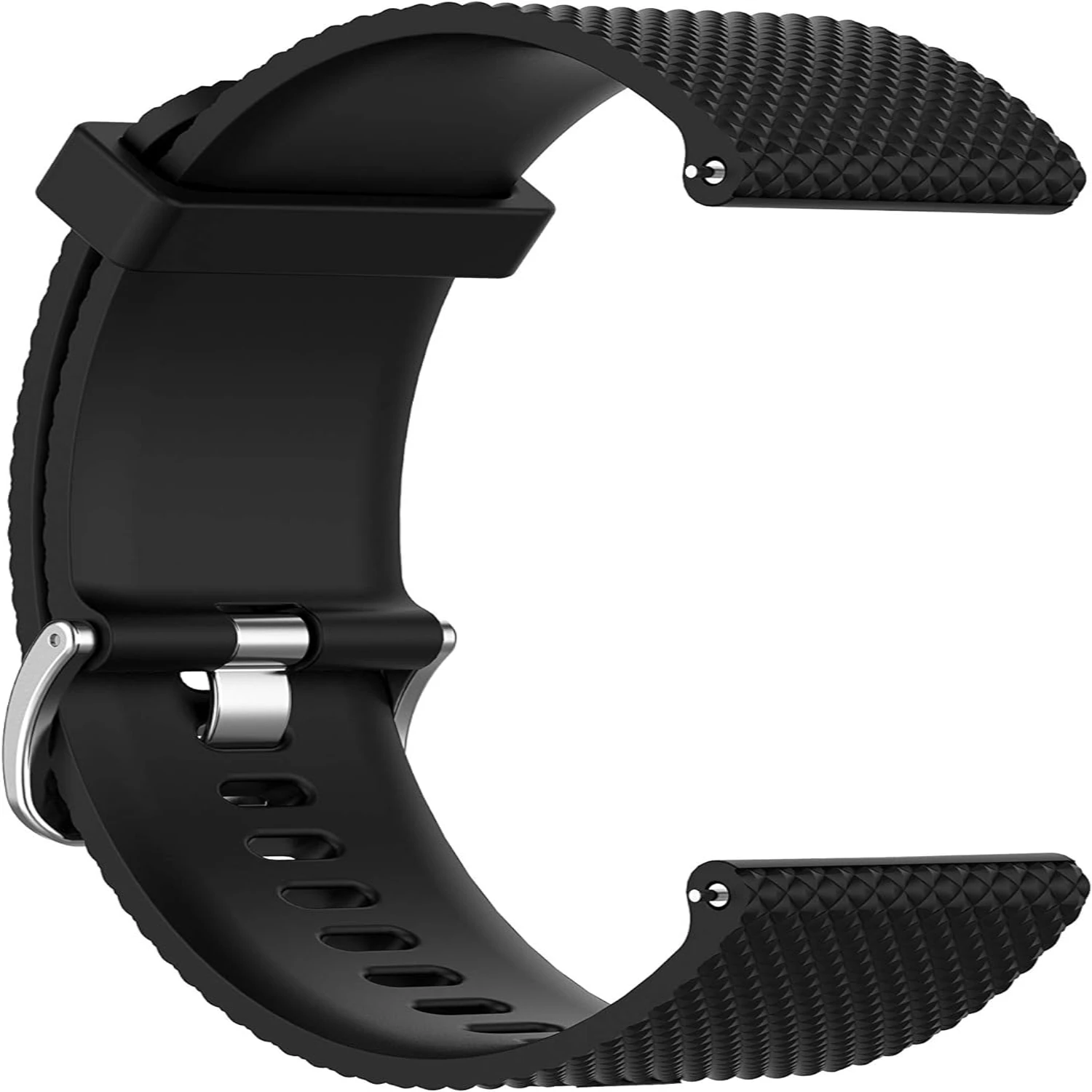 Elevate Your Style with These Premium, Sleek, and Durable Black Silicone Bands for S42 and S40 Watch. Upgrade Your Wrist Game an