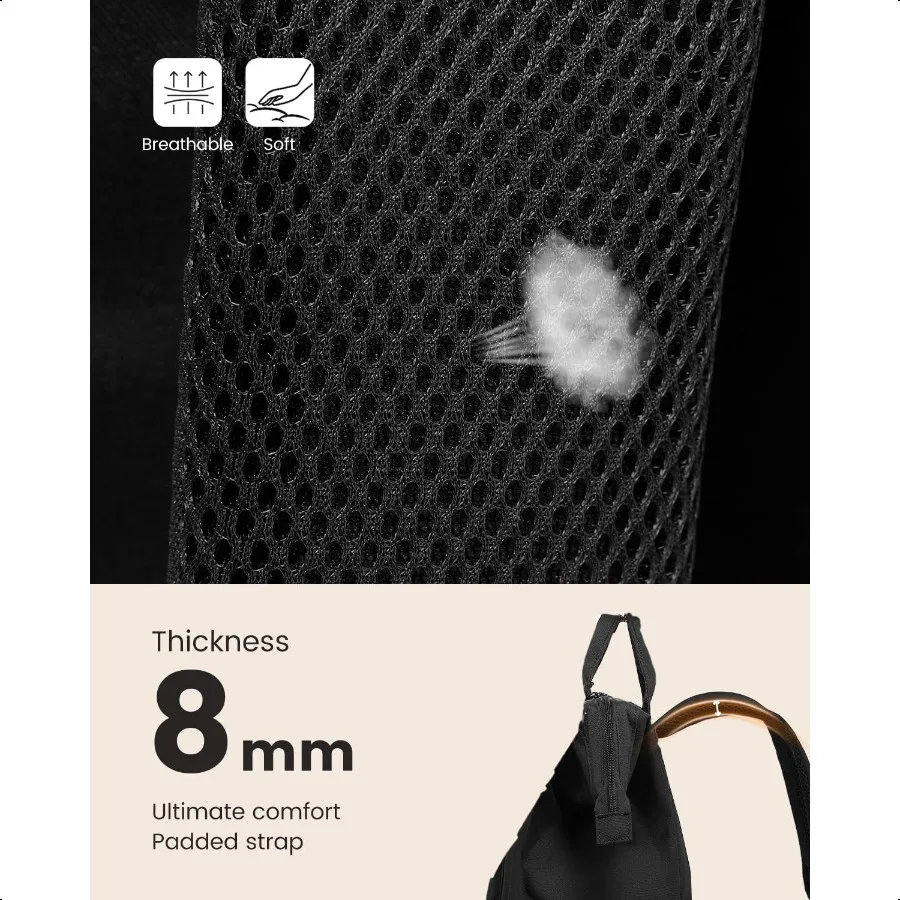 Laptoprugzak voor dames Schoolrugzak voor tienermeisjes Werkreisrugzak Portemonnee Commuter Busin Computertas Leraar Verpleegster B