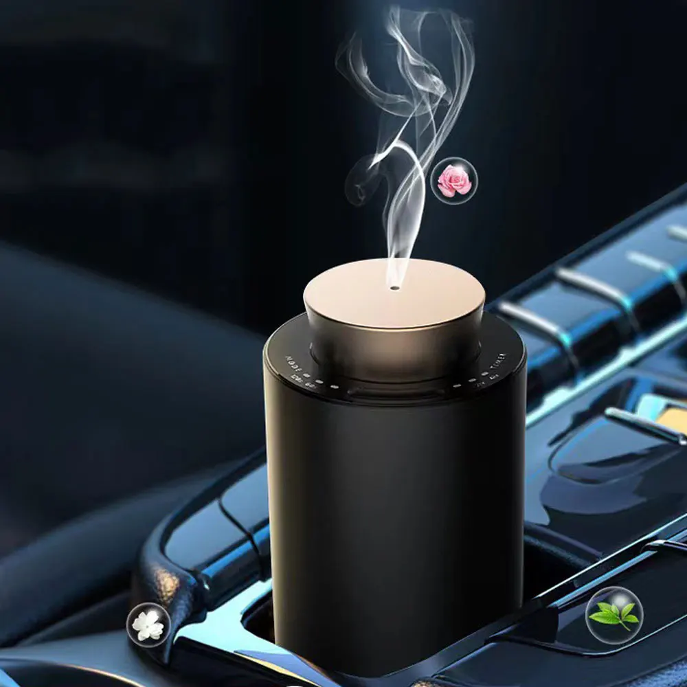 Essential Oil Car Aroma Diffuser Home Fragrance Diffuser USB Rechargeable Aromatherapy Scent Car Air Freshener Machine For Room