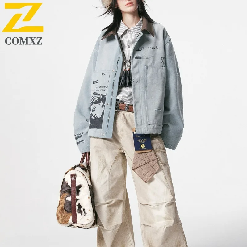 

COMXZ Trench Coat 2025 Techwear Camping New Minimalist Stylish Travel Valley Jackets Fishing Premium Design Man Clothes Jackets