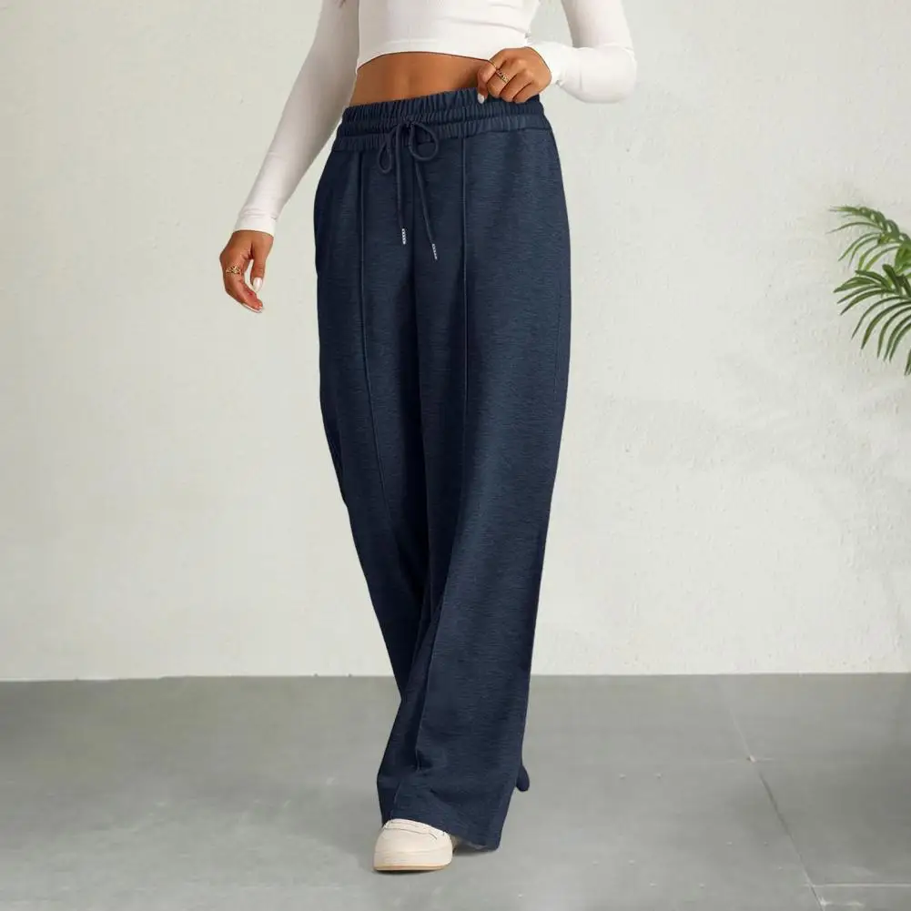 フリーススウェットパンツ レディース ストリートウェアパンツ ハイウエスト ルーズパンツ カジュアル ストレート スポーツ ワイドレッグ バギーパンツ ジョガーパンツ
