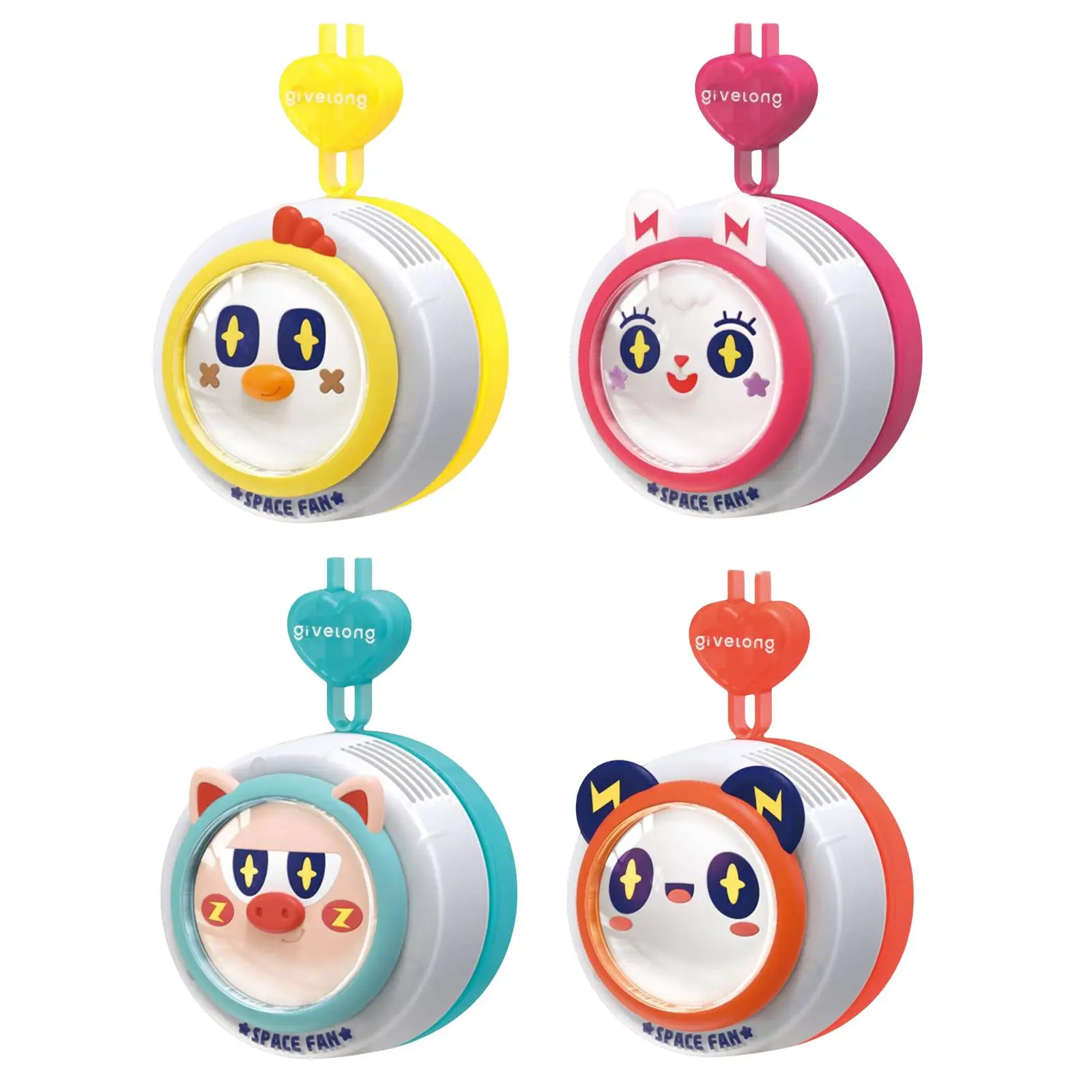 مروحة الرقبة المحمولة للأطفال مروحة الرقبة الخالية من الشفرة USB مروحة تبريد الرقبة الصغيرة مروحة الرقبة الشخصية للداخلية في الهواء الطلق الرياضة التخييم المنزل