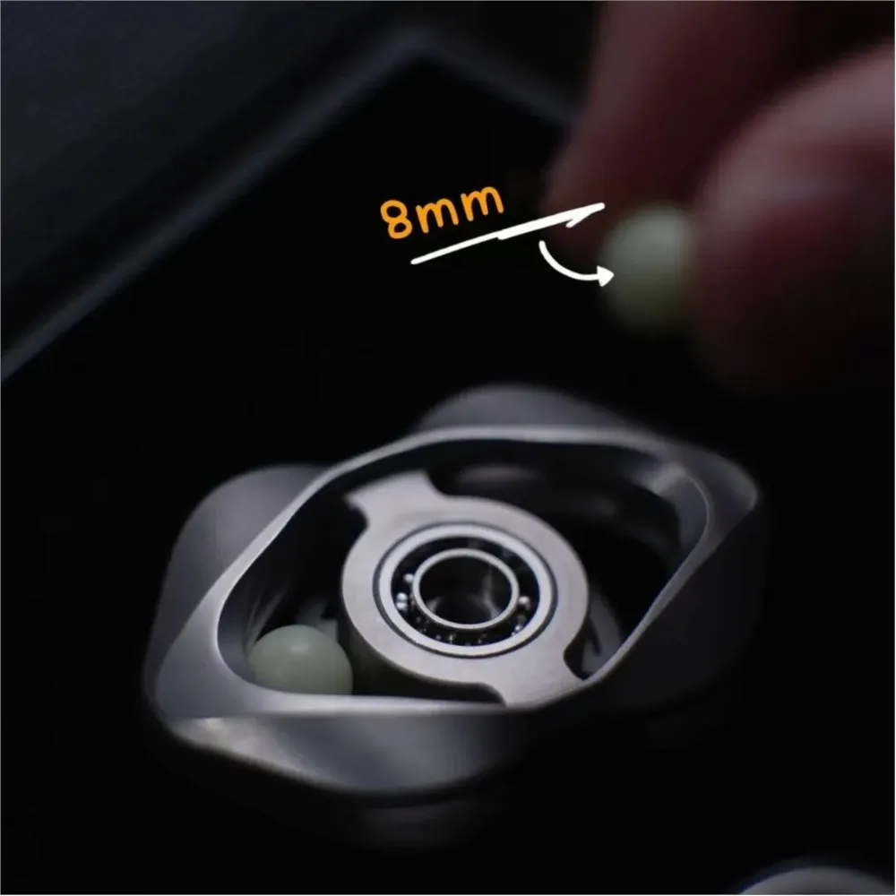 AuroraEDC Morning Star Fidget Spinner Gyroscope en acier inoxydable Gadgets de soulagement de l'anxiété Fidgeting Spinners Accessoires de bureau