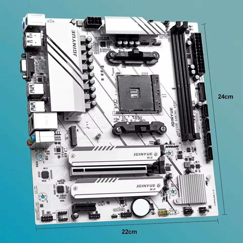 JGINYUE B550M マザーボードセット AMD AM4 R5 5600GT 2×8GB DDR4