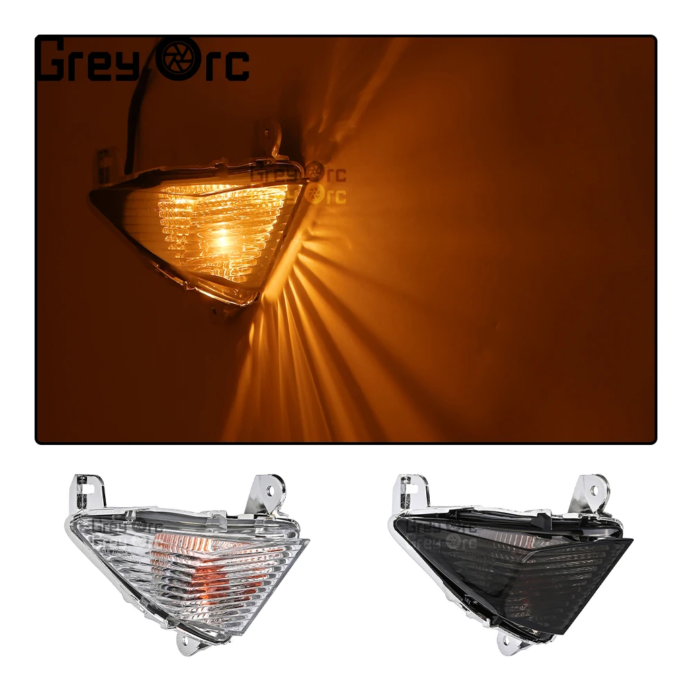 

Motorcycle Front Turn Signal For Kawasaki ZX6R 2007-2012 Concours 14 GTR1400 ZG1400 2008-2022 Z1000 2007-2013 Flashing Light