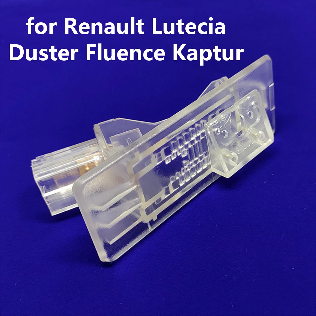 Soporte de montaje para cámara de Vista trasera de coche, carcasa de luz de matrícula para Renault Duster Fluence Lutecia Kaptur Captur Scenic