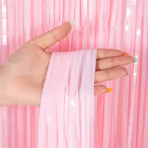 Cheap as a Party Metallic Tinsel Foil Fringe Curtains Backdrop for Birthday New Year Eve Party Photo Wedding Decor - Image 26