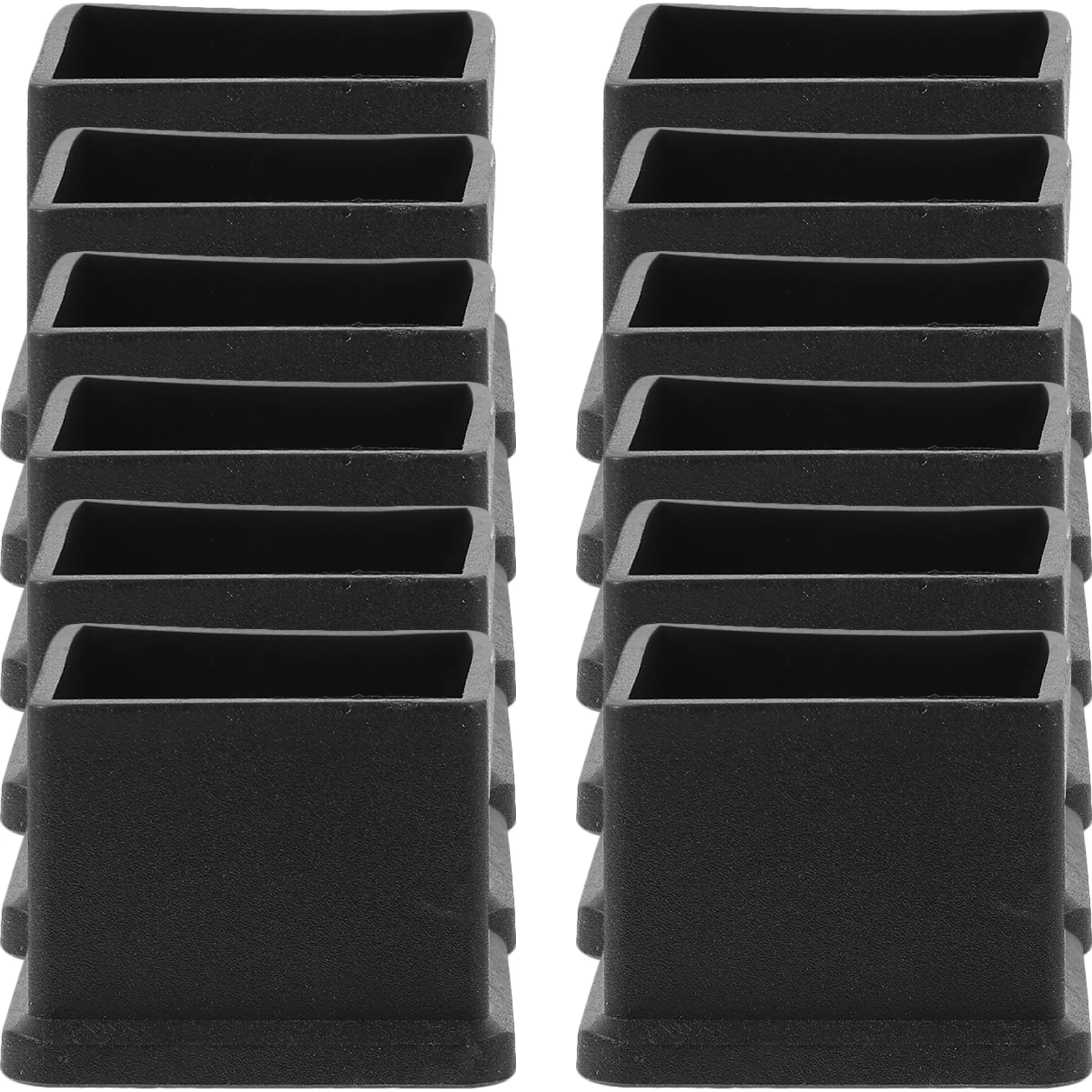 

12pcs Chair Leg Floor Protectors Square Pads Furniture Covers Stool Caps Durable Non Slip Hardwood Protector Easy Installation