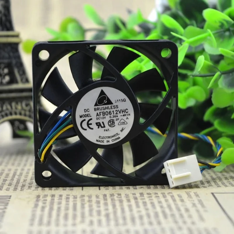

Brand New Original AFB0612VHC 60x60x15mm 6015 60MM CPU Comptuter Case Cooling Fan 12V 0.36A with 4pin Fast Shipping