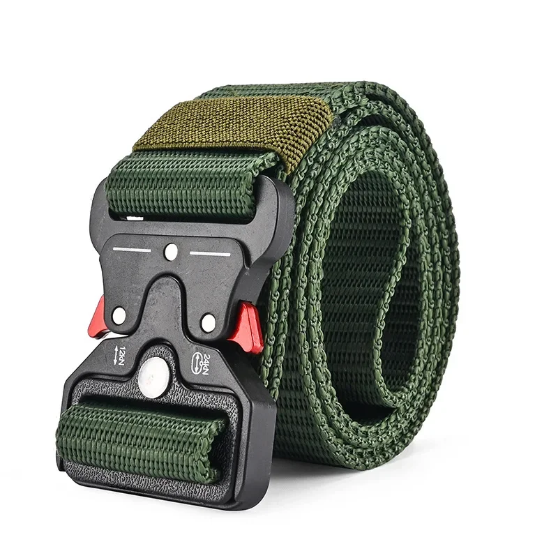 High Quality  Style - Belt Quick Release Outdoor  Belt Soft Real Nylon Sports Accessories Men and Women Belt