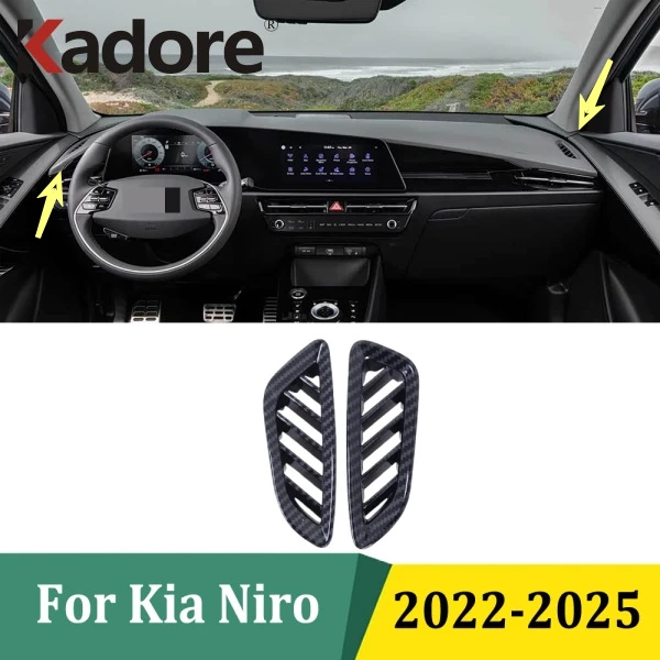 

Для Kia Niro SG2 2022 2023 2024 2025 переднее боковое вентиляционное отверстие переменного тока, крышка, отделка, украшение, Стайлинг автомобиля, аксессуары для интерьера